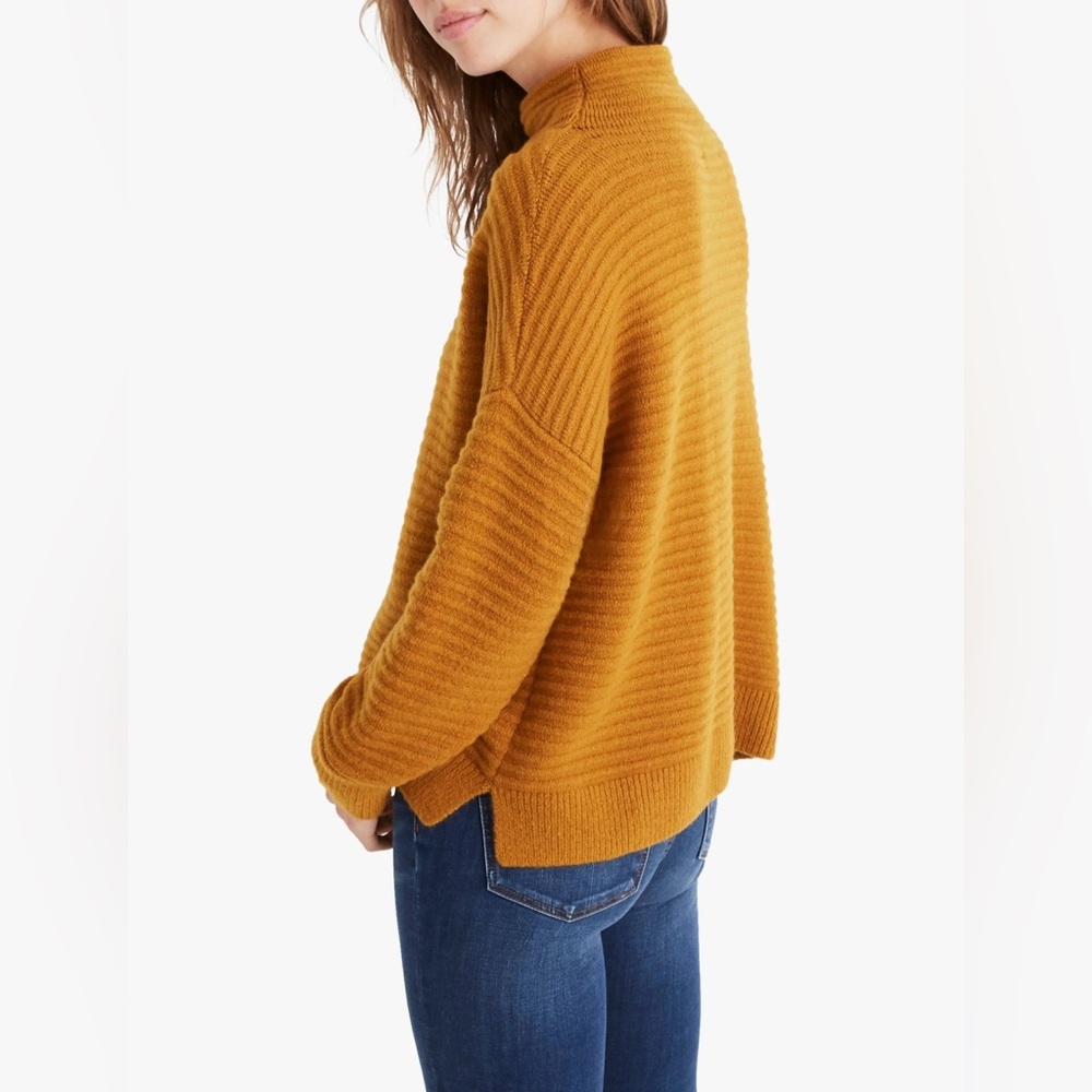 Madewell Belmont Mock Neck Sweater in Coziest Yarn